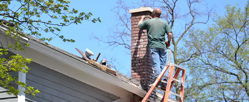 Vinyl and PVC Chimney Flashing Installation in Willimantic, CT